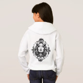 Gothic Cameo Portret Hoodie (Achterkant volledig)