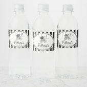 Gothic Carriage Halloween Baby shower Waterfles Etiket (Flessen)