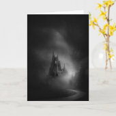 Gothic Castle Weddenkaart Kaart (Gele Bloem)