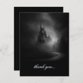 Gothic Castle Wedding Bedankt (Voorkant / Achterkant)