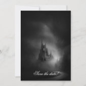 Gothic Castle Wedding Invitation Save The Date (Voorkant)