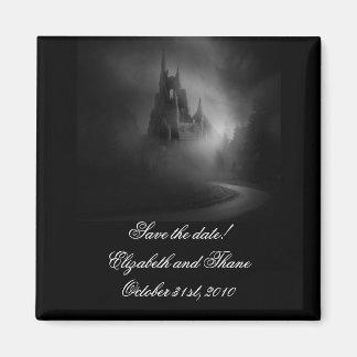 Gothic Castle Wedding Save the Date Magneet