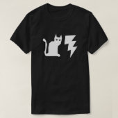 GOTHIC CAT LIGHTNING SHIRT (Design voorkant)
