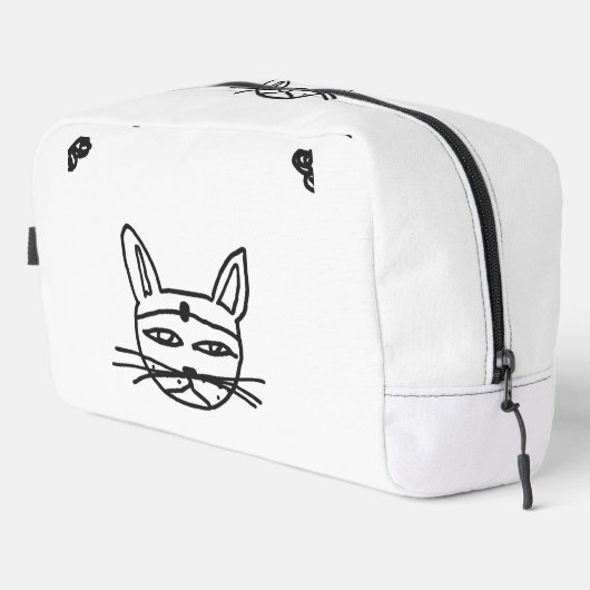 Gothic cat pencil bag toilettasje (Rechterhoek)