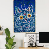 Gothic Cat Poster (Thuiskantoor)