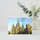 Gothic Cathedral Barcelona, Barri Gotic Briefkaart (Staand voorkant)
