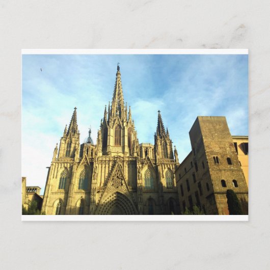 Gothic Cathedral Barcelona, Barri Gotic Briefkaart (Voorkant)