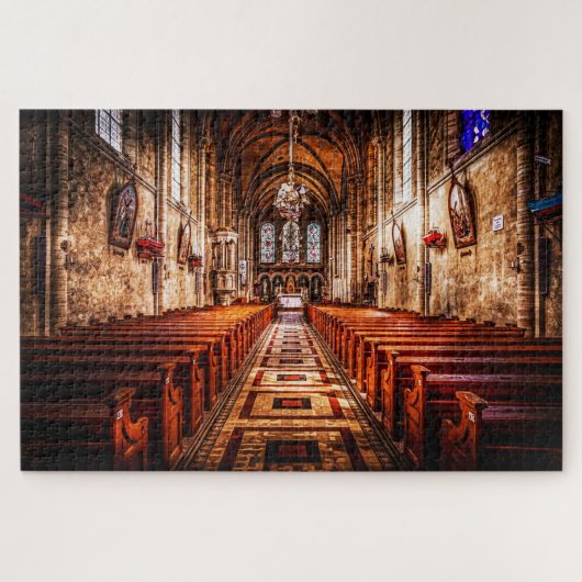 Gothic Cathedral Legpuzzel (Horizontaal)