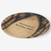 Gothic Cathedral Midnight Birthday Papieren Bordje (Gekanteld)