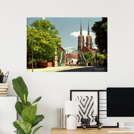 Gothic Cathedral-Poster Poster (Thuiskantoor)