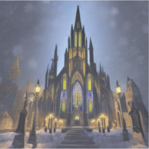 Gothic Cathedral Sticker