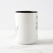 Gothic Cathedral White Tweekleurige Koffiemok (Center)