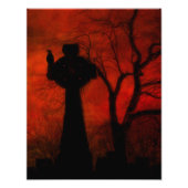 Gothic Celtic Red Foto Afdruk (Voorkant)