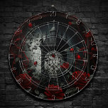 Gothic Cemetery Roos Garden met rood en zwart Dartbord<br><div class="desc">90 jaar gekrompen, helemaal opgegroeid! Rijke en verfijnde vampier-chic update naar het donkere, gotische gevoel van de vroege jaren '90. Met intense diepe roodkleurige roodkleurige kleuren voor een luxueus, dramatisch of ondoordacht palet. Deze 90s geïnspireerde grijstextuur kenmerkt een prachtig unisex (nog feminisch) abstract ontwerp dat perfecte pop van kleur toevoegt....</div>