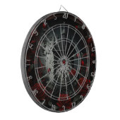 Gothic Cemetery Roos Garden met rood en zwart Dartbord (Voorkant Links)