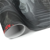 Gothic Cemetery Rose Garden Cadeaupapier (Rol Hoek)