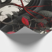 Gothic Cemetery Rose Garden Cadeaupapier (Hoek)