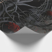 Gothic Cemetery Rose Garden Cadeaupapier (Hoek)