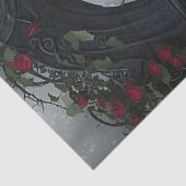 Gothic Cemetery Rose Garden Tissuepapier (Detail)