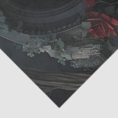 Gothic Cemetery Rose Garden Tissuepapier (Detail)