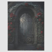 Gothic Cemetery Rose Garden Tissuepapier (Voorkant)