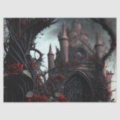 Gothic Cemetery Rose Garden Tissuepapier (Voorkant)