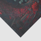 Gothic Cemetery Rose Garden Tissuepapier (Detail)