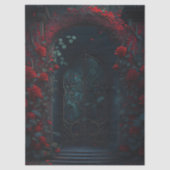 Gothic Cemetery Rose Garden Tissuepapier (Voorkant)