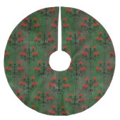 Gothic Chandelier Pattern Holiday Kerstboom Rok (Voorkant)