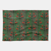 Gothic Chandelier Pattern Holiday Theedoek (Horizontaal)