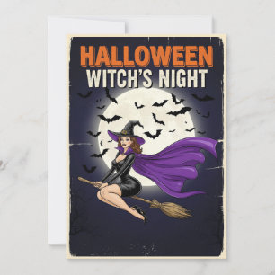 Gothic Charm Halloween Uitnodigen Kaart