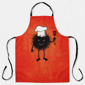 Gothic Chef Funny Cooking Schort (Voorkant)
