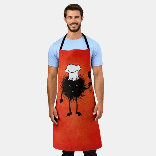 Gothic Chef Funny Cooking Schort (Gedragen)