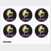 Gothic Chick Ronde Sticker (Vel)
