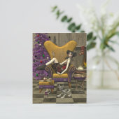 Gothic Christmas Briefkaart - "Wachten op de Kerst (Staand voorkant)