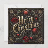 gothic christmas card kaart (Voorkant)