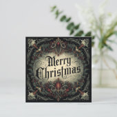 gothic christmas card kaart (Staand voorkant)