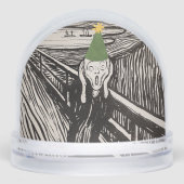 Gothic Christmas Dark Vintage Humor Sneeuwbol (Voorkant)