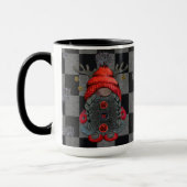 Gothic Christmas Gmone Check Classic Mok (Links)