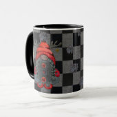 Gothic Christmas Gmone Check Classic Mok (Voorkant links)