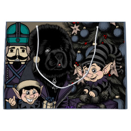 Gothic Christmas Newfoundland Puppy Dog Groot Cadeauzakje
