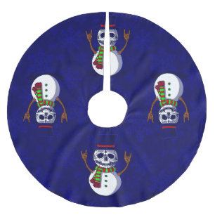 Gothic Christmas Skeleton Snowman Gothmas Creepmas Kerstboom Rok