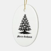 Gothic Christmas Tree II Keramisch Ornament (Links)