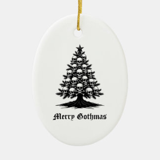 Gothic Christmas Tree II Keramisch Ornament