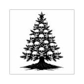 Gothic Christmas Tree II Rubberstempel (Afrduk)