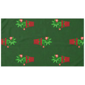 Gothic Christmas Venus Flytrap Spookmas Tafelkleed (Voorkant (Horizontaal))