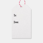 Gothic Chrsitmas Tree I Cadeaulabel (Achterkant)