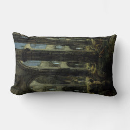 Gothic Church Ruins (door Carl Blechen) Kussen