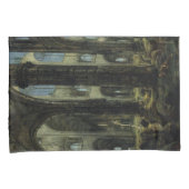 Gothic Church Ruins (door Carl Blechen) Kussensloop (Voorkant-Rechts)