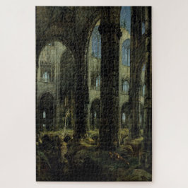 Gothic Church Ruins (door Carl Blechen) Legpuzzel
